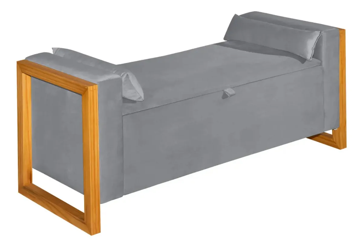Recamier Divã Para Cama Casal 1.40 Imperial - Lv Móveis