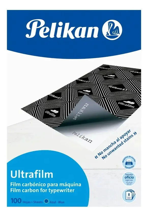 Pelikan Carbonic - Ultrafilm - Preto (100 folhas)