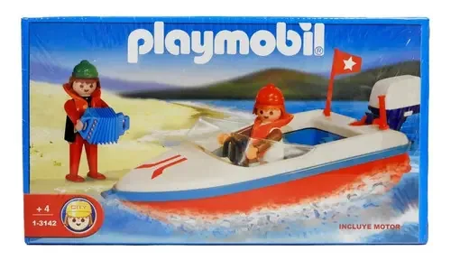 Barco a motor Playmobil 3142