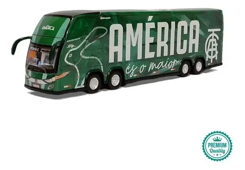 Brinquedo Miniatura Ônibus Time Do América Premium 30cm