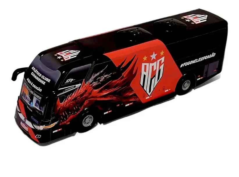 Miniatura Ônibus Atlético Clube Goianiense G7 - 25cm