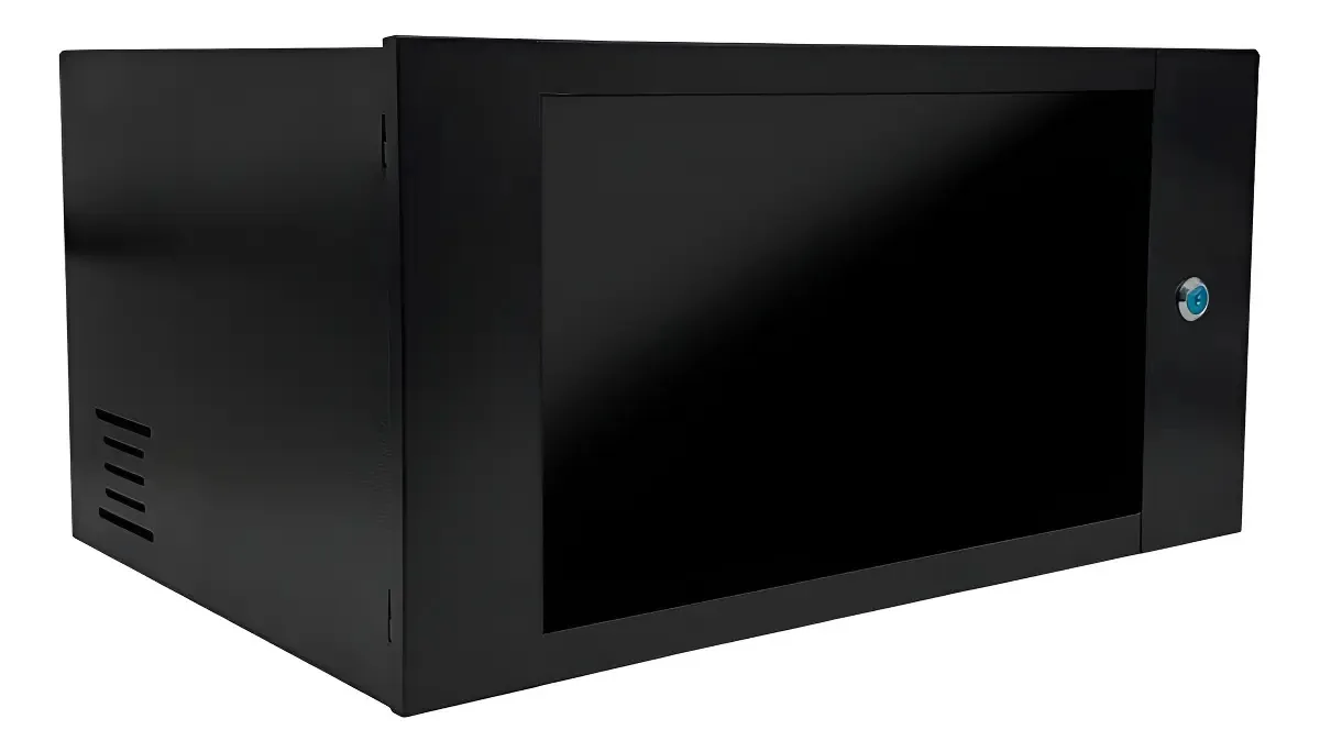 Mini Rack de Parede 5U 350mm com Visor Acrílico GForce