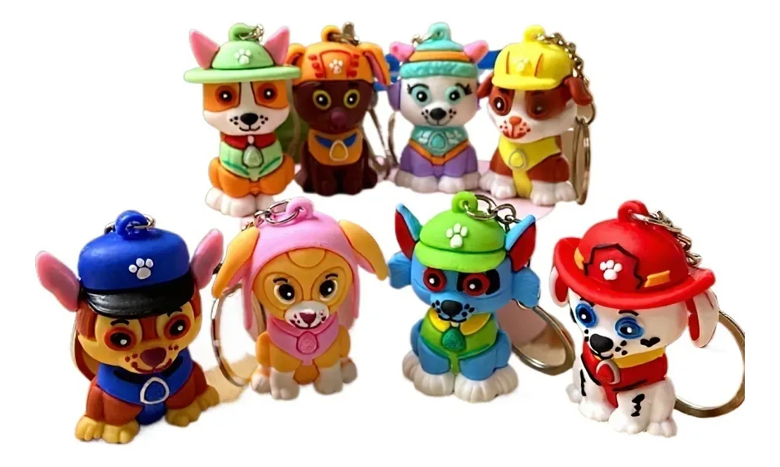 8 Chaveiros Da Patrulha Canina