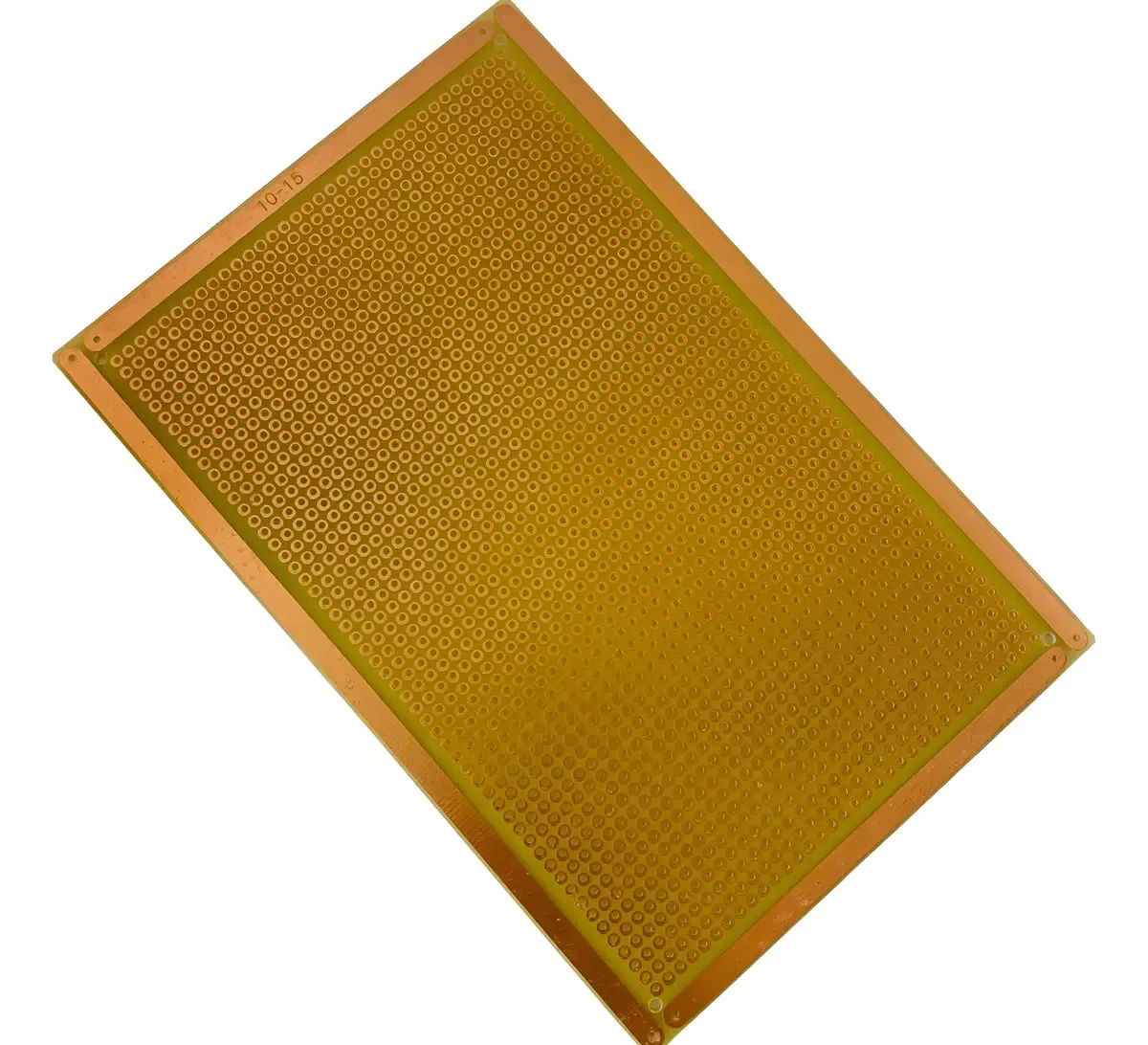 Placa Fenolite Perfurada ZX 10x15cm 1836 Furos PCI Projetos Eletrônicos