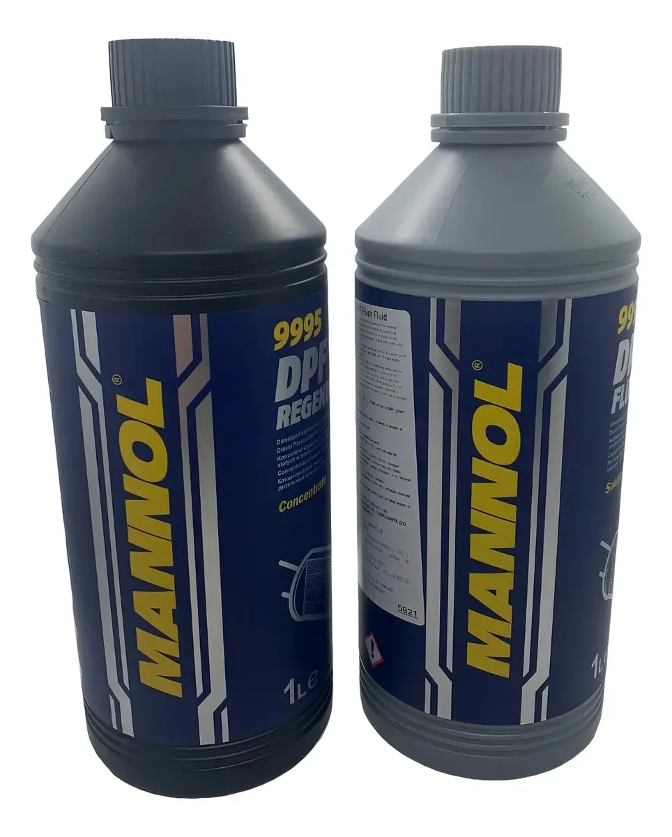 Kit Aditivos Limpeza Regenerador Filtro Diesel DPF Mannol 1L 9995/9996