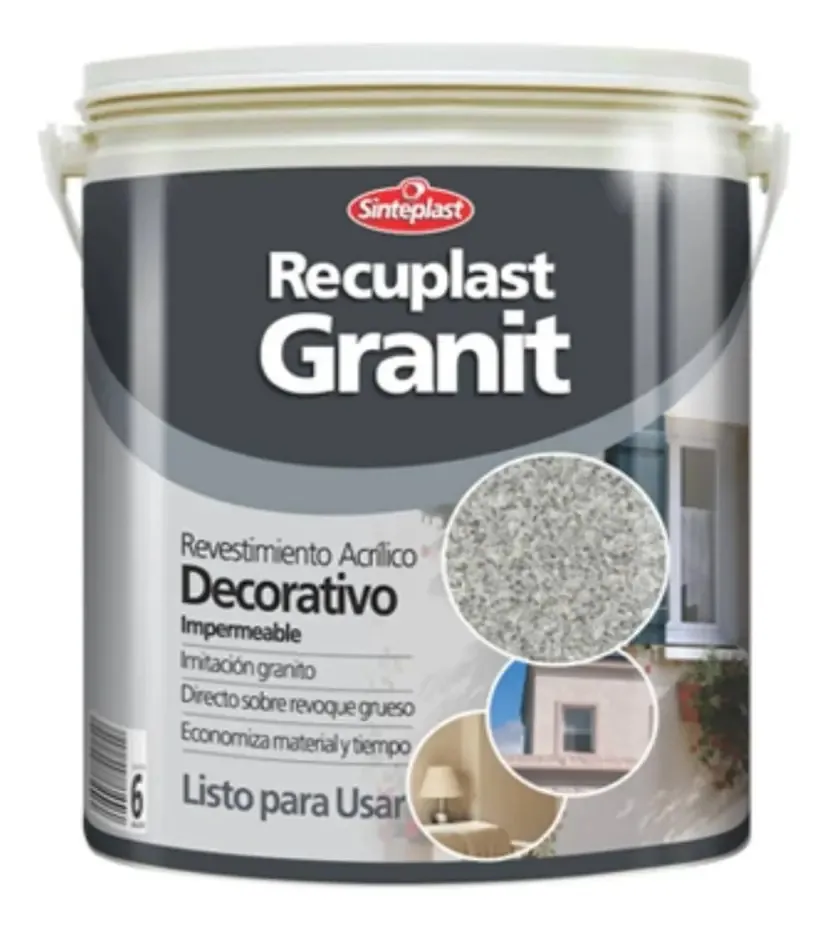 Revestimento de granito Recuplast 30kg -!! Arena colorida