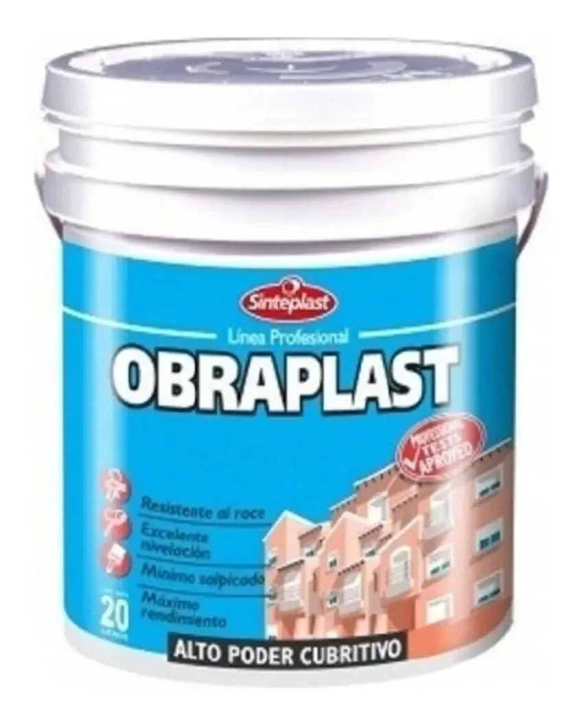 Sinteplast Obraplast 32kg de plástico interno endurecido
