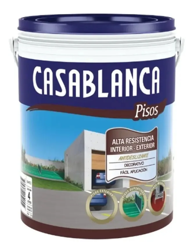 Pisos de alta resistência à água de Casablanca, 1 litro, cor verde