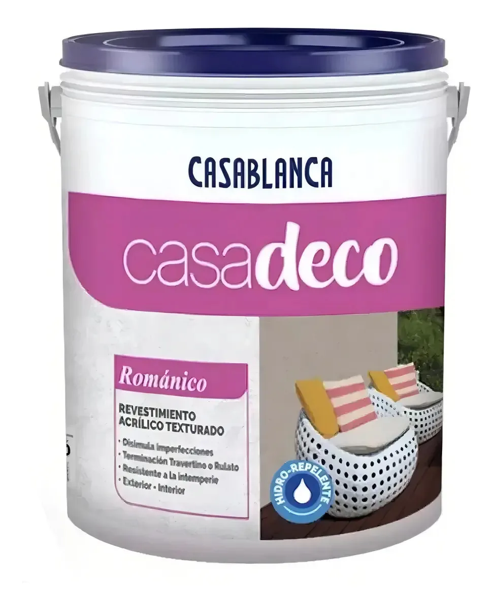 Revestimento texturizado românico médio Casadeco 30 kg branco