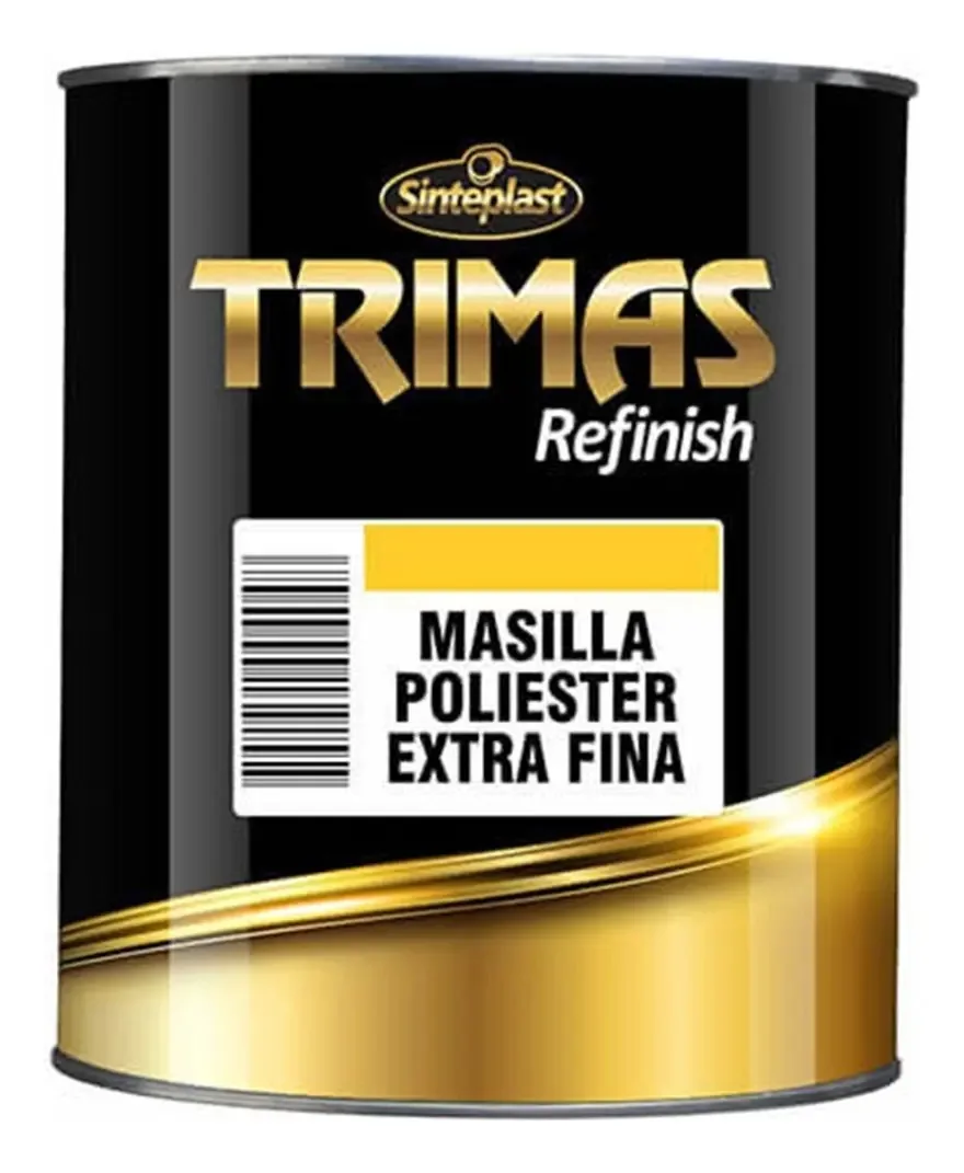 Massa plástica de poliéster extra fina 4 kg