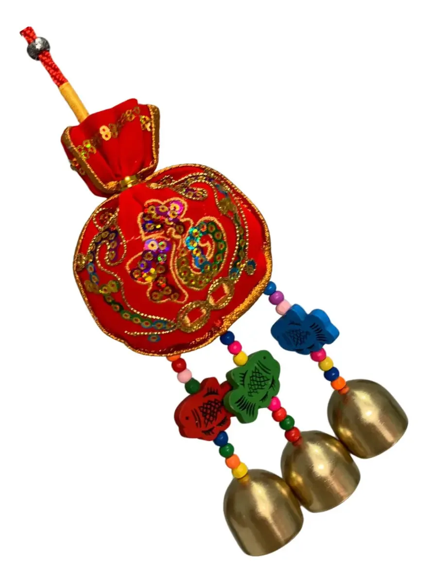 Sino Dos Ventos Da Sorte Oriental Saquinho Da Fortuna