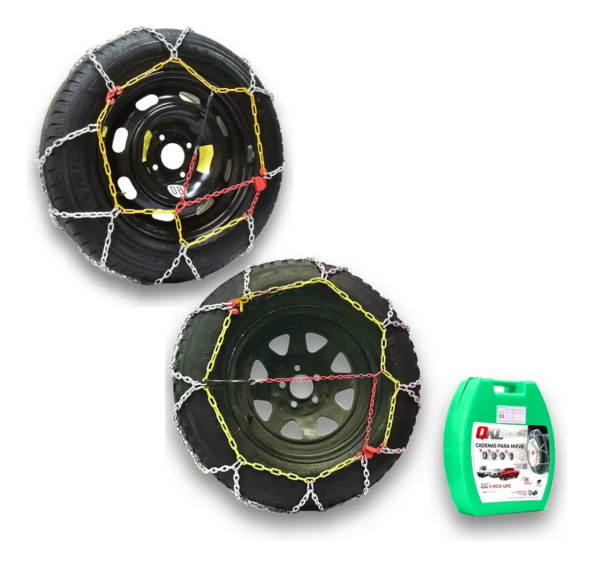 Conjunto de correntes para neve e lama 225/65/17 16mm