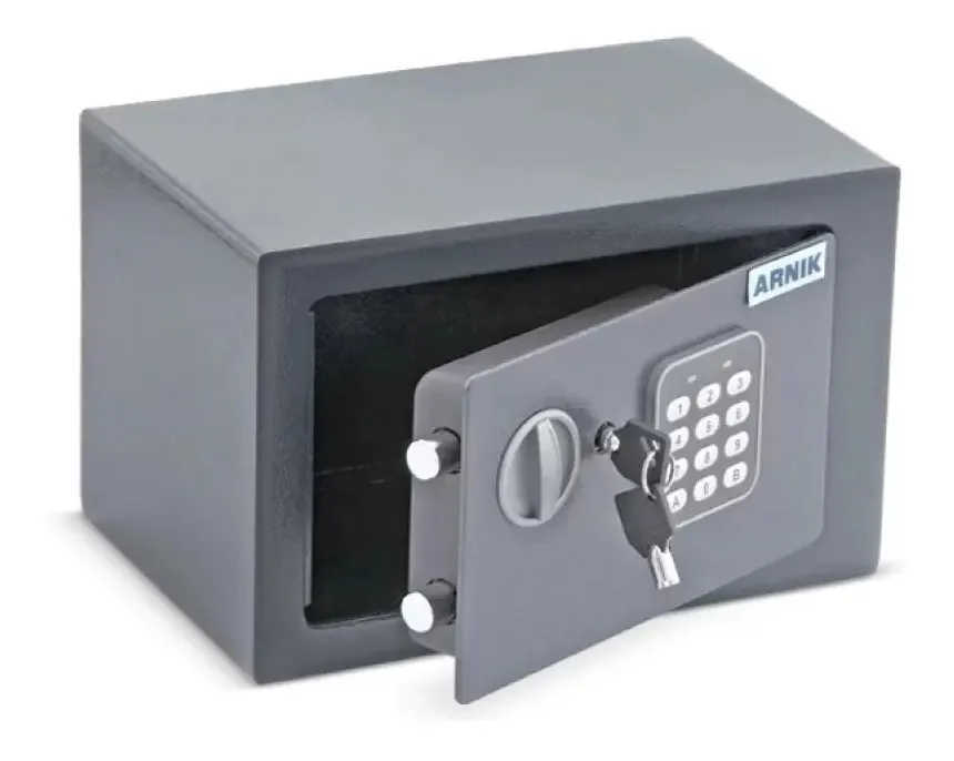 Cofre Arnik 9011334 com abertura cor azul-aço