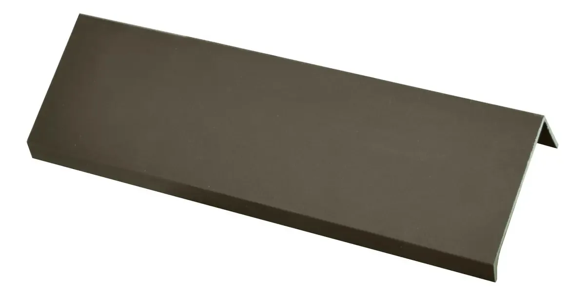 Kit 10 Puxador Slim Móveis Cozinha Armário Alumínio 12cm Cor Café