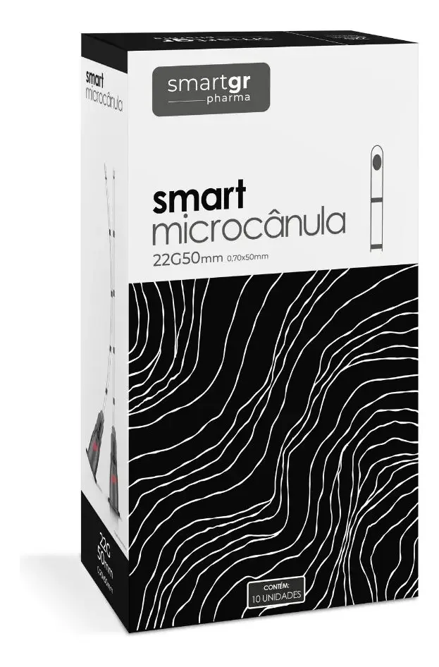 Microcânulas Smart Gr Aplicação Segura Caixa C/ 10 Maleável