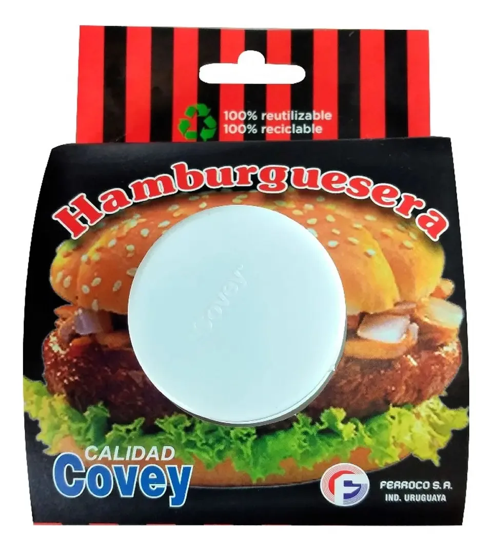 Máquina de hambúrguer manual Covey Mf Shop White