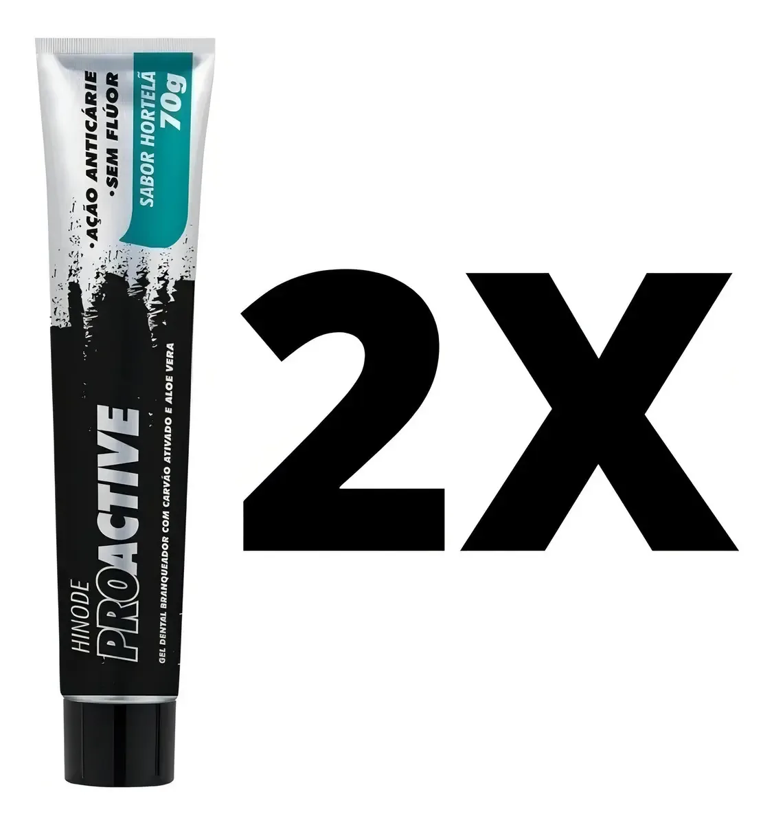 Creme Dental Hinode Dentes Branco Pasta Dente Carvão Ativado