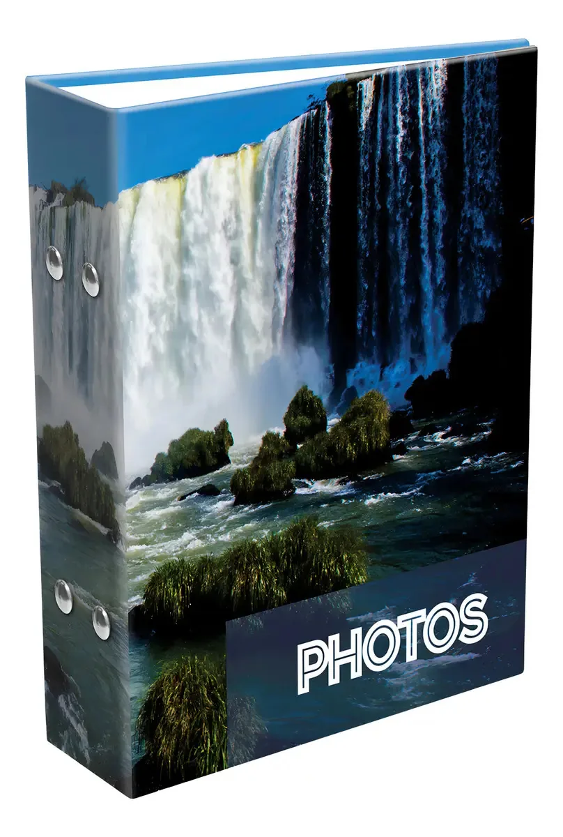 Album 10x15/120 Fotos, Pequenas Fotos, Grandes Emoções Cor Cataratas Paisagem