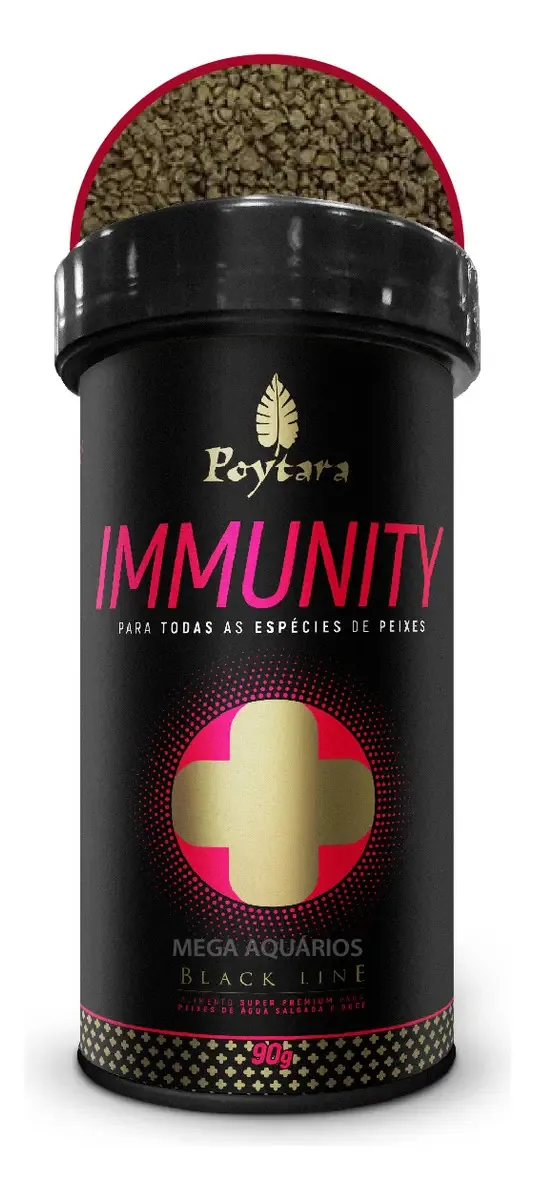 Poytara Immunity Ração Peixe Melhora Imunidade 90g
