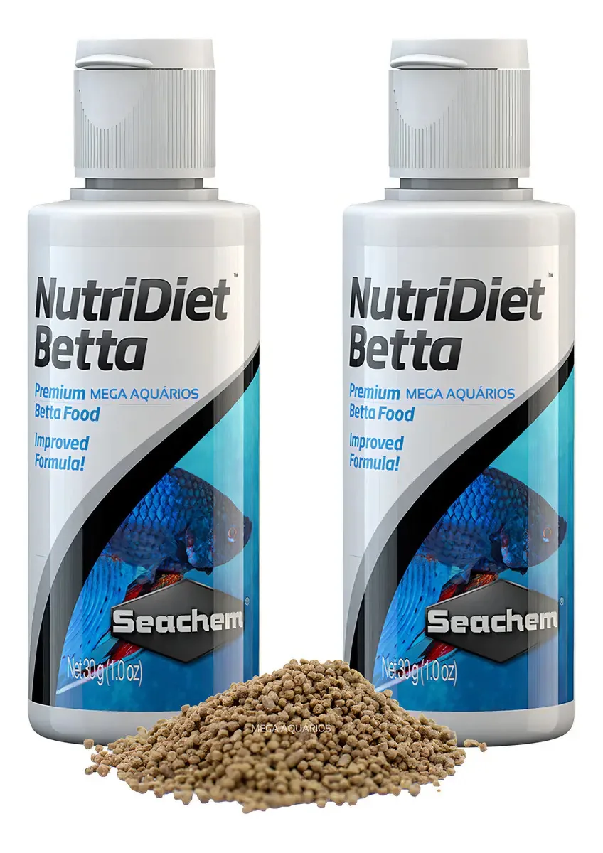 Comida Para Peixes Seachem Nutridiet Betta En Pote Formato Flocos
