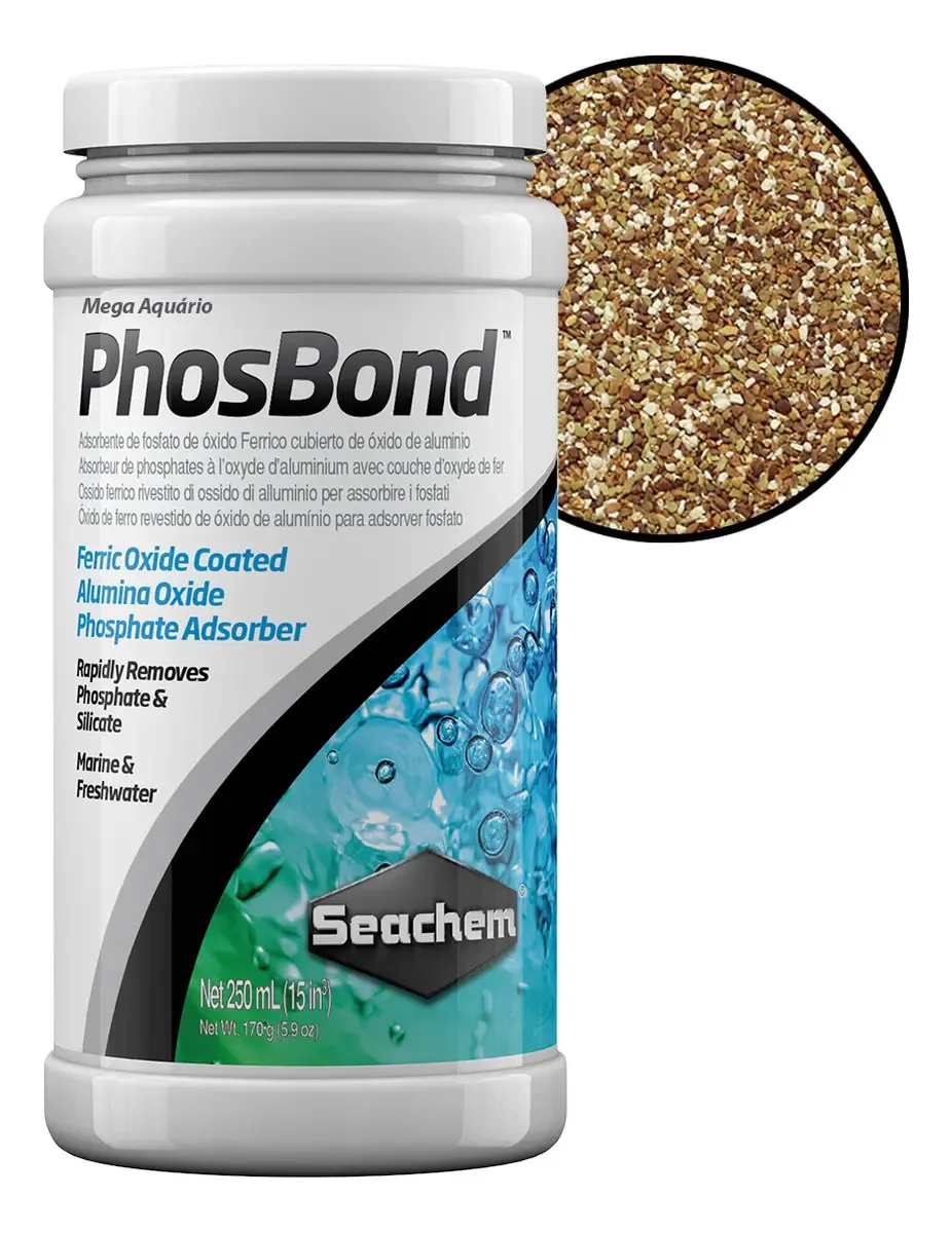 Seachem Phosbond 250ml Mídia Filtragem Aquário Marinho