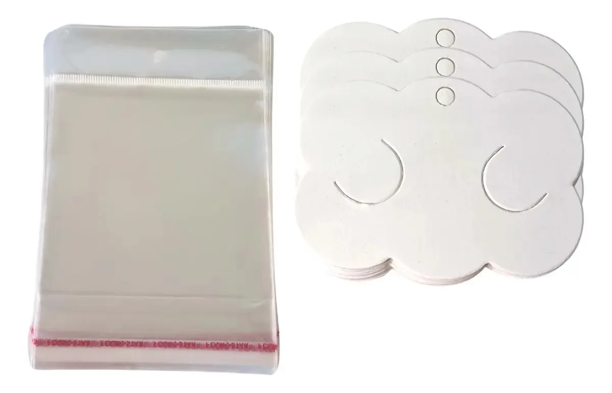 Tags Porto Geral Adesivas Branco Formato Nuvem Para Presilha e Laços 9x6,5cm