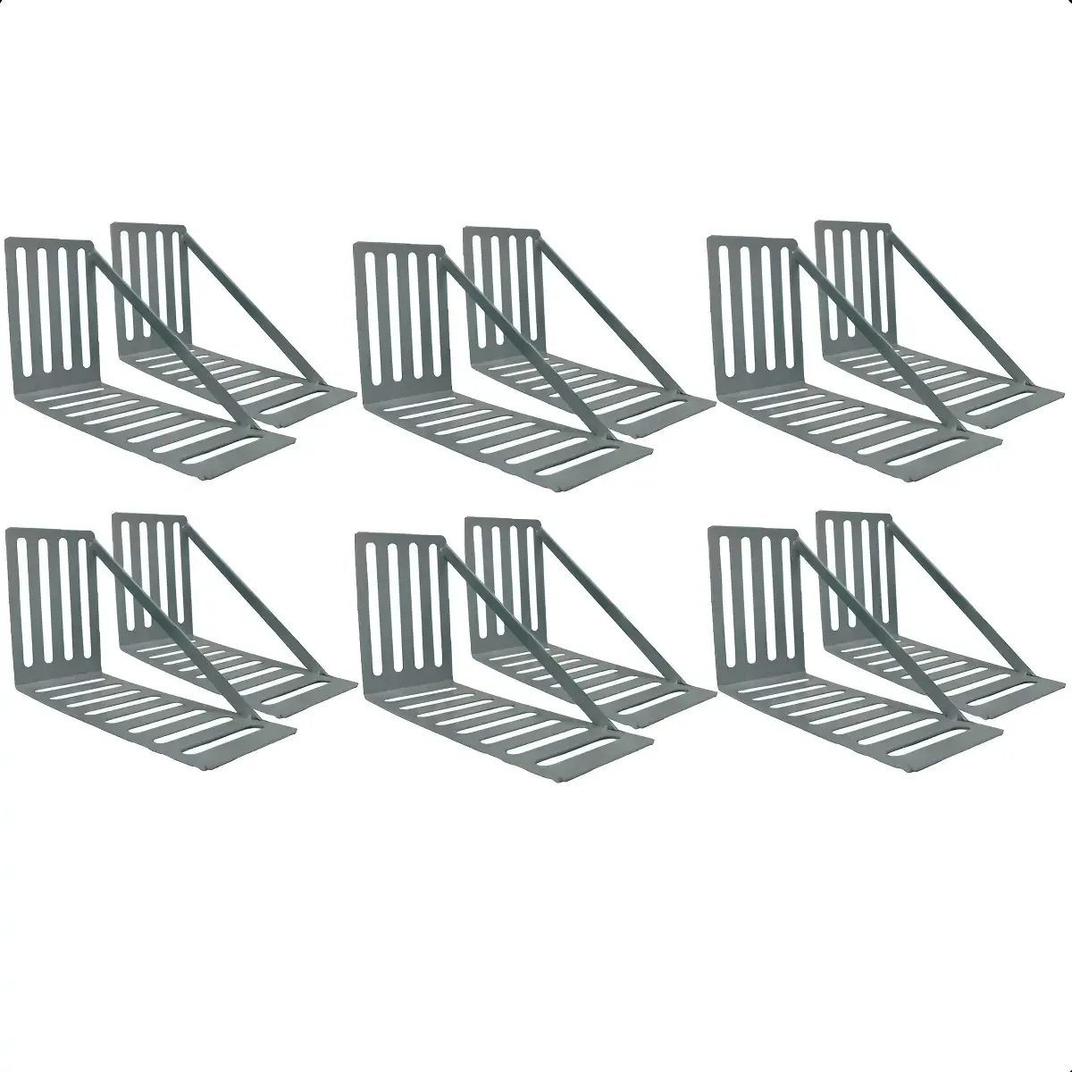 Suporte Para Cabeceira Cama Box Arkell Par 12 Framer 400x80 Aço Carbono
