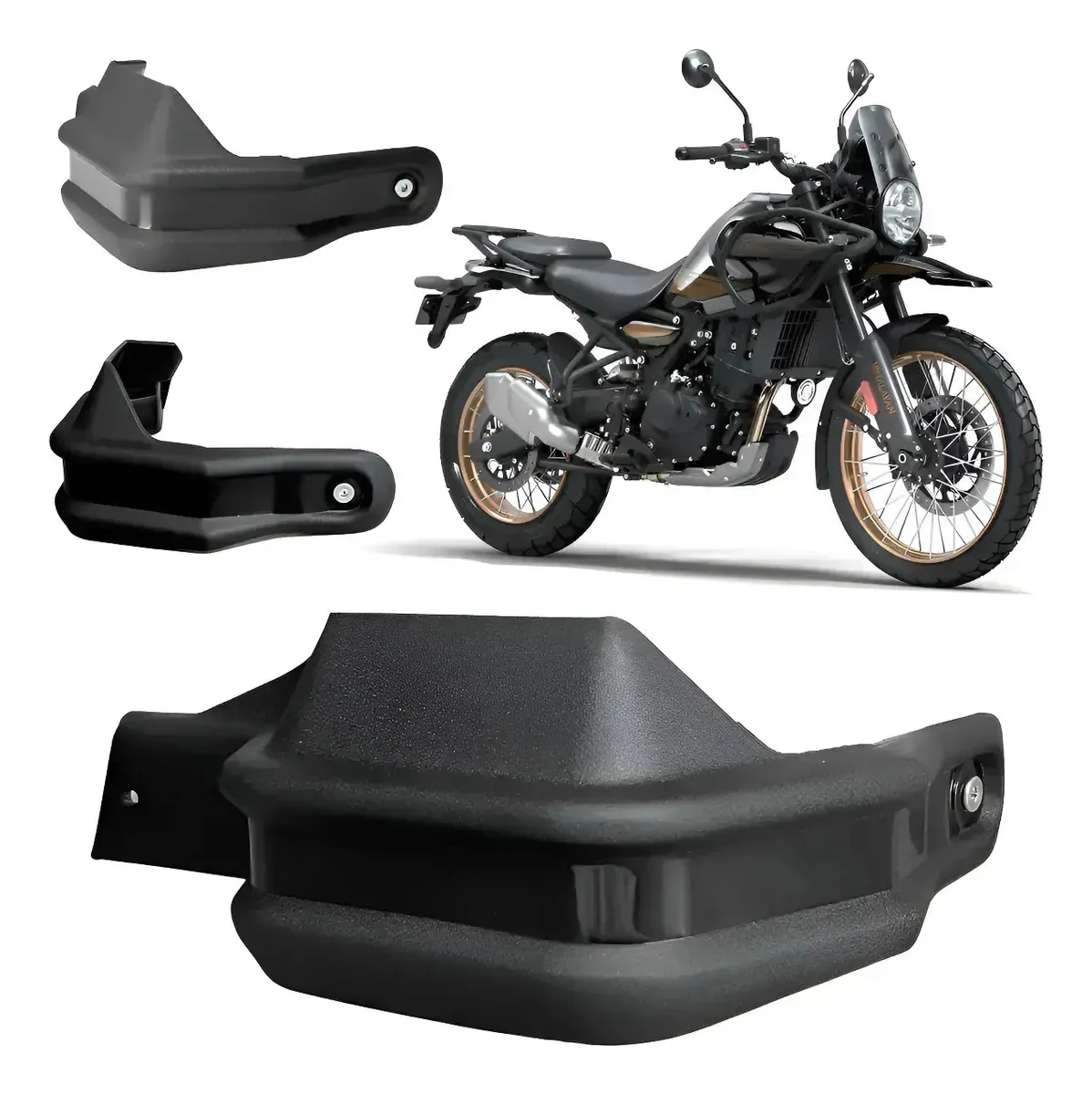 Protetor de Mão para Royal Enfield Himalayan 450 2025 Preto