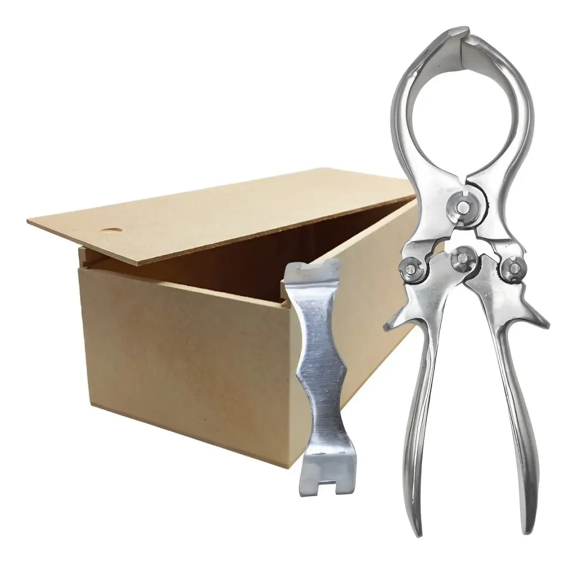 Alicate Castrador Burdizzo LM 23cm Inox para Ovinos Caprinos Bezerros
