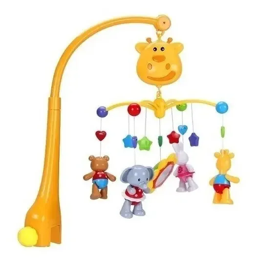 Berço de bebê móvel Practicuna Musical Goodway Colors