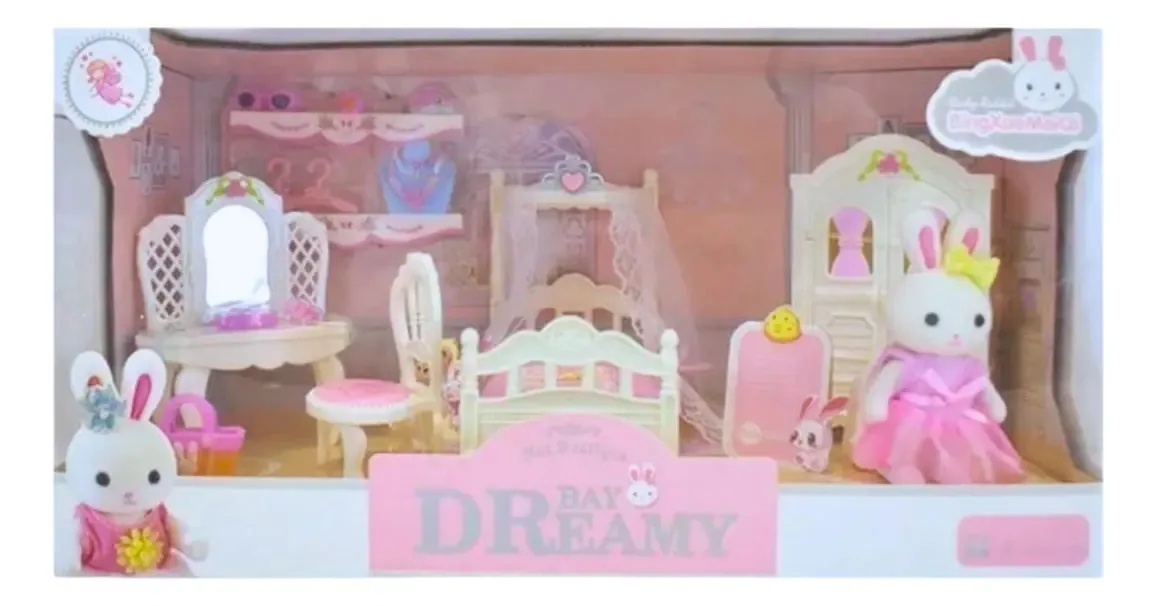 Coleção Playset Dreamy Mega Baby Bunny Bedroom