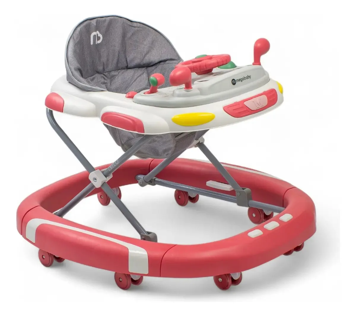 Andador vermelho musical Mega Baby Nito