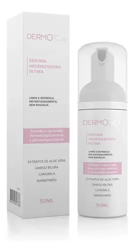 Higienizador DermoSex em Espuma para Higiene Íntima, 50 mL