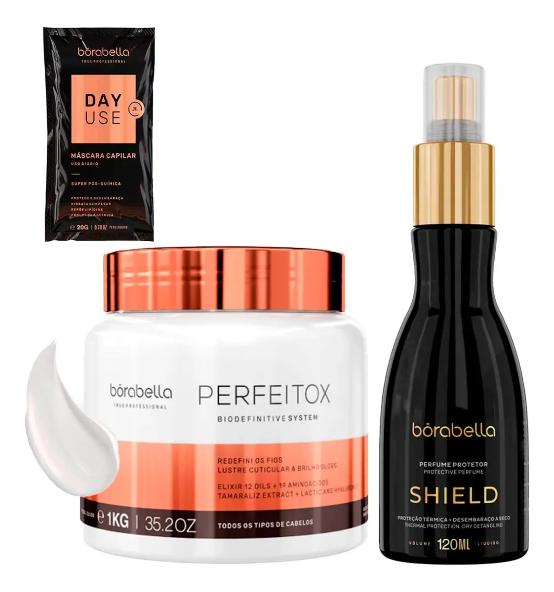 Bórabella Shield Perfume Protetor+ Perfeitox Alinhamento 1kg