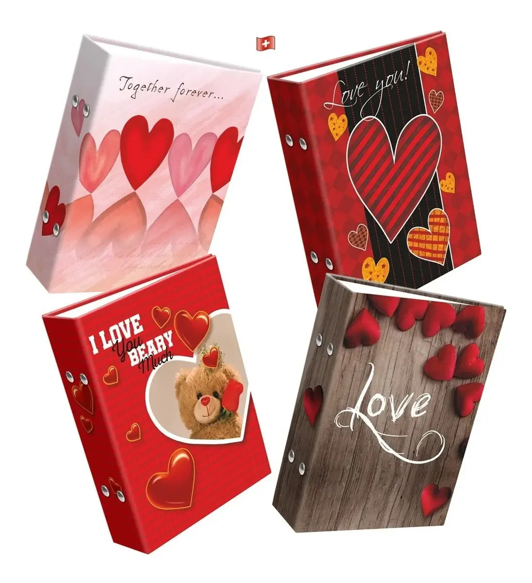 Combo 4 Albuns Love Até 480 Fotos 10x15 4 Modelos Lindos