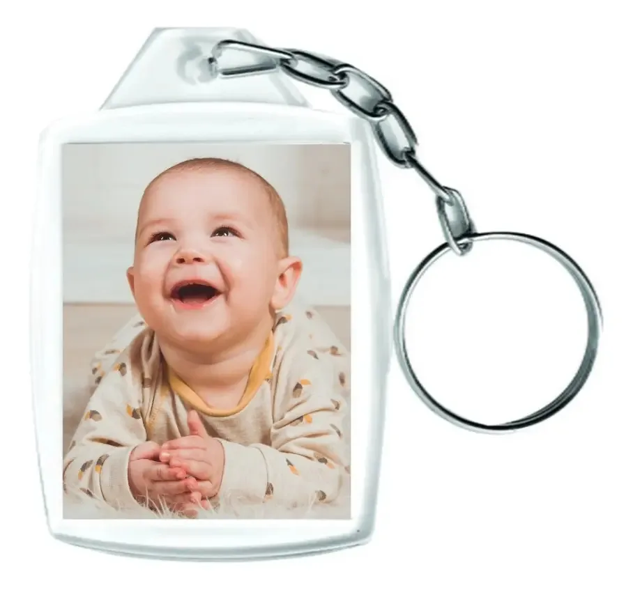 60 Lembrancinhas Chaveiros 3x4 Para Personalizar 24h