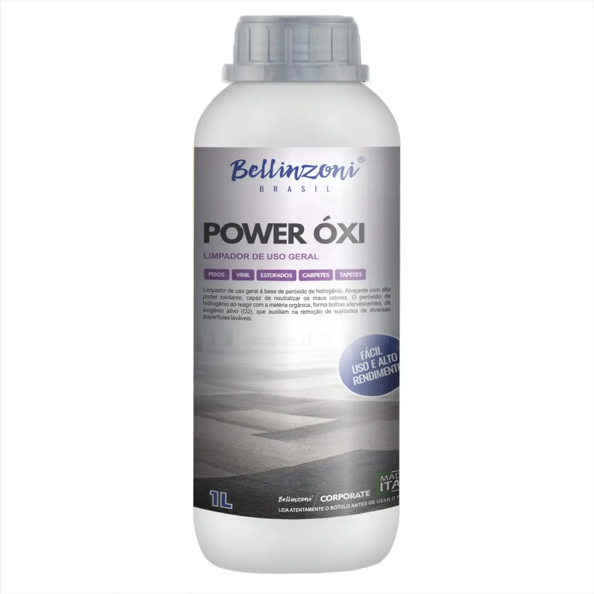 Bellinzoni Power Oxi Limpa Piso Vinis Da Brilho Fragrância Neutra