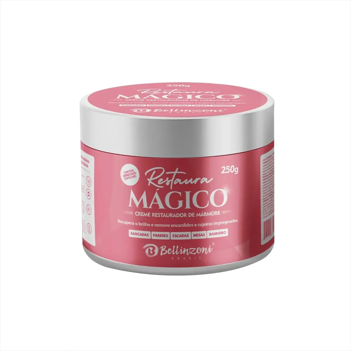 Creme Restaura Mármore Paredes Bancadas E Escada 250g