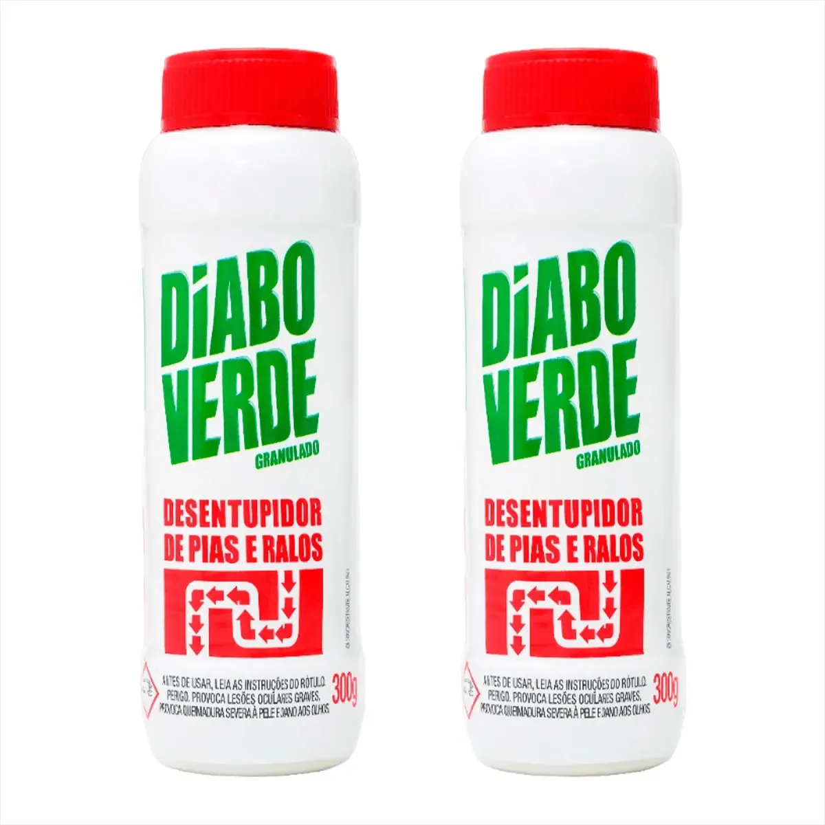 2 Verde Desentupido Pias Ralos Vasos 300g
