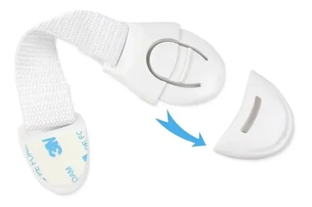 Kit 10 Travas Segurança Adesivo 3m Armário Proteção Bebês
