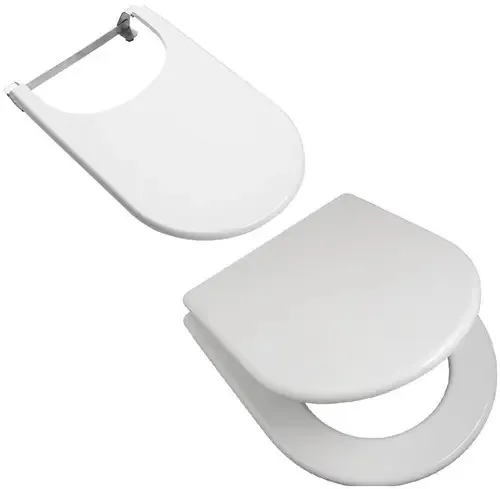 Assento sanitário e tampa de bidê Ferrum Murano White Combo