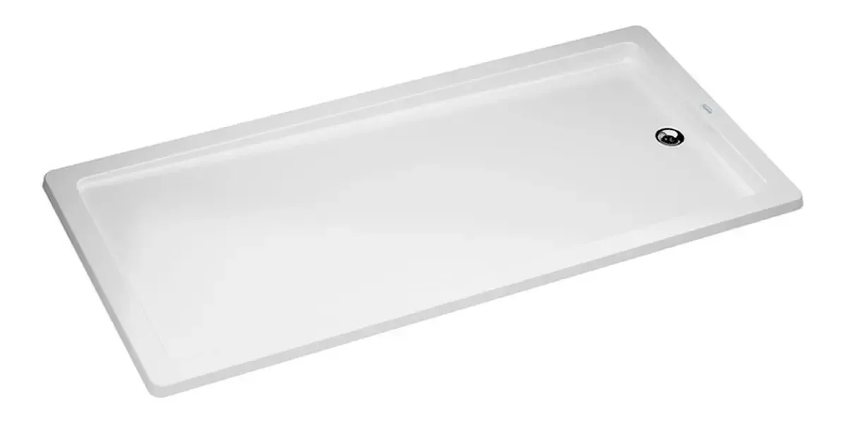 Chuveiro com receptáculo Ferrum Niza 150x75x5 Ra15 B