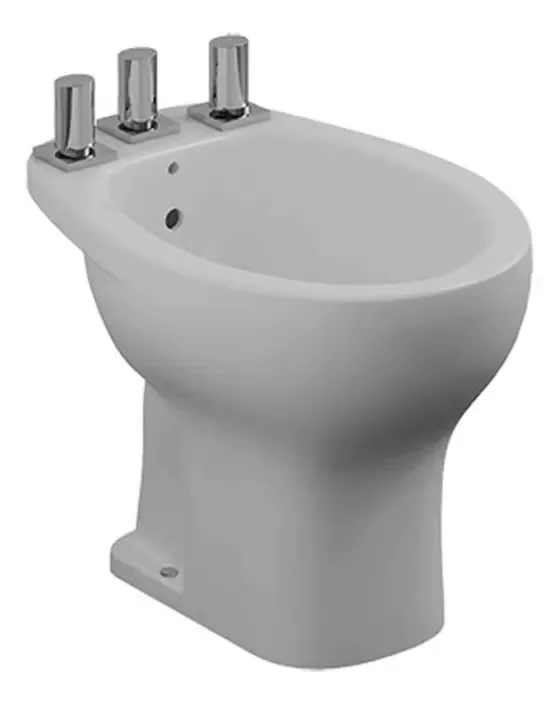 Bidé Atuel Bfr3 Ferrum de 3 furos branco