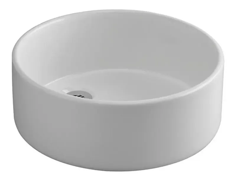 Pia de banheiro branca Ferrum Tori L244K