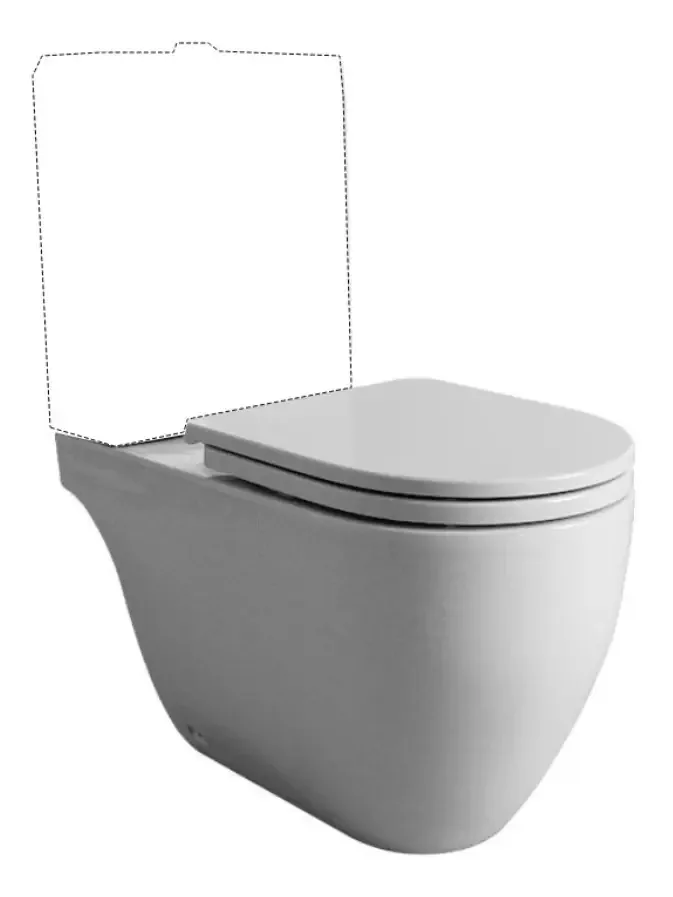 Banheiro longo Ferrum Fontana White iOLQ2-B