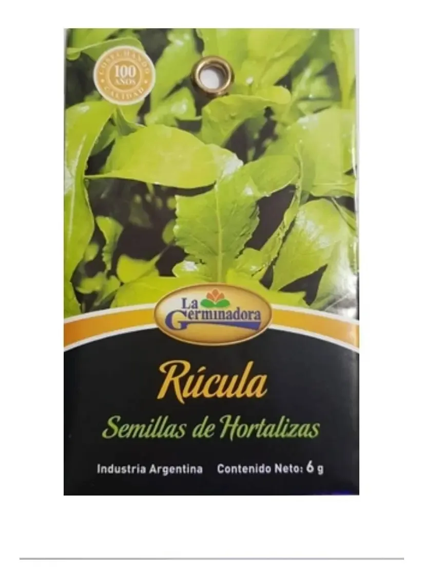 Sementes de rúcula 6 g | Hidroponia | La Germinadora Salamanca