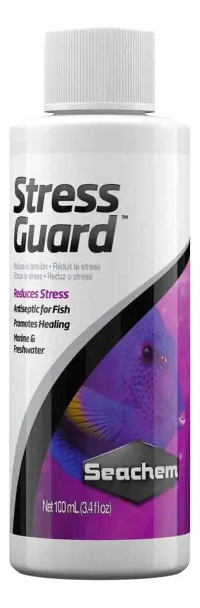 Seachem Stress Guard 50ml Cicatrização E Stress Transporte