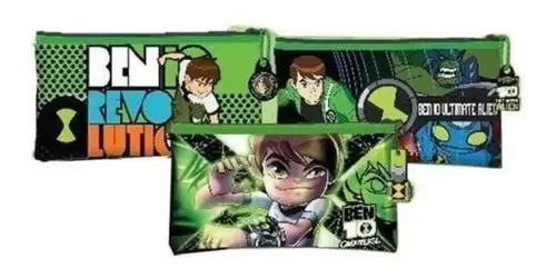 Estojo de lápis Canoplita para personagens escolares infantis, multiscópico, cor Ben 10