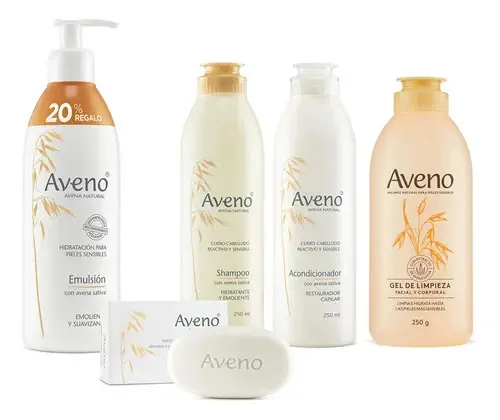 Kit Cuidado Facial E Corporal Aveno