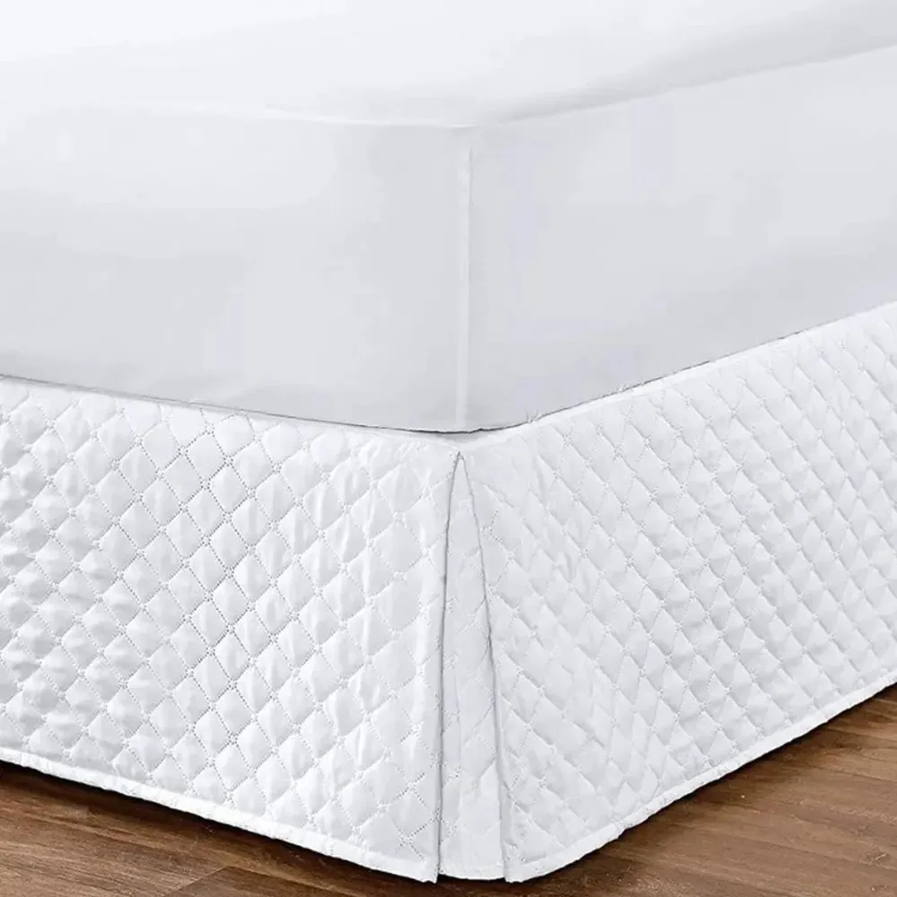 Saia Box Para Cama Casal Padrão - 1,38x1,88 Cor Branco